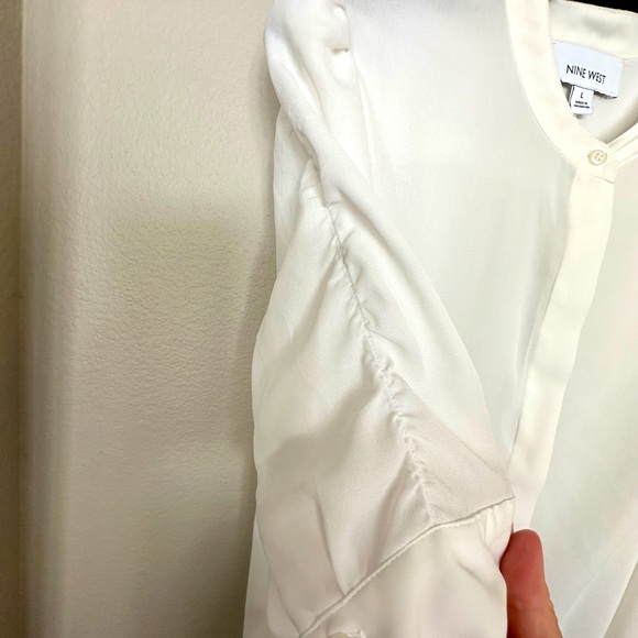 Nine West White Blouse - Picture 3 of 5